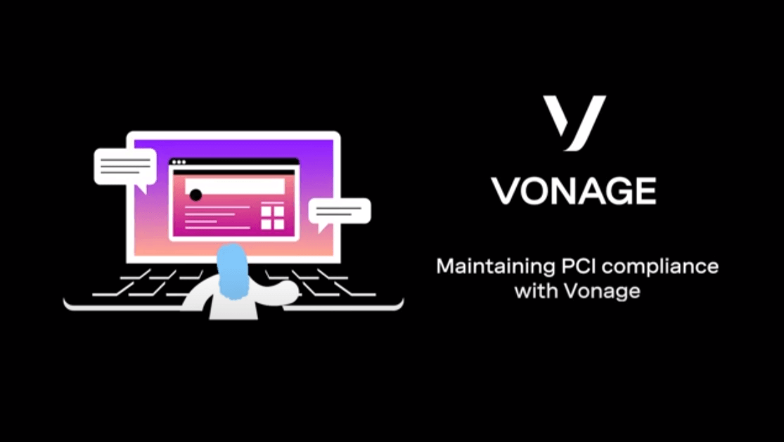 Обеспечение соответствия Vonage Contact Center стандартам PCI Cover slide for Maintaining PCI compliance with Vonage demo video