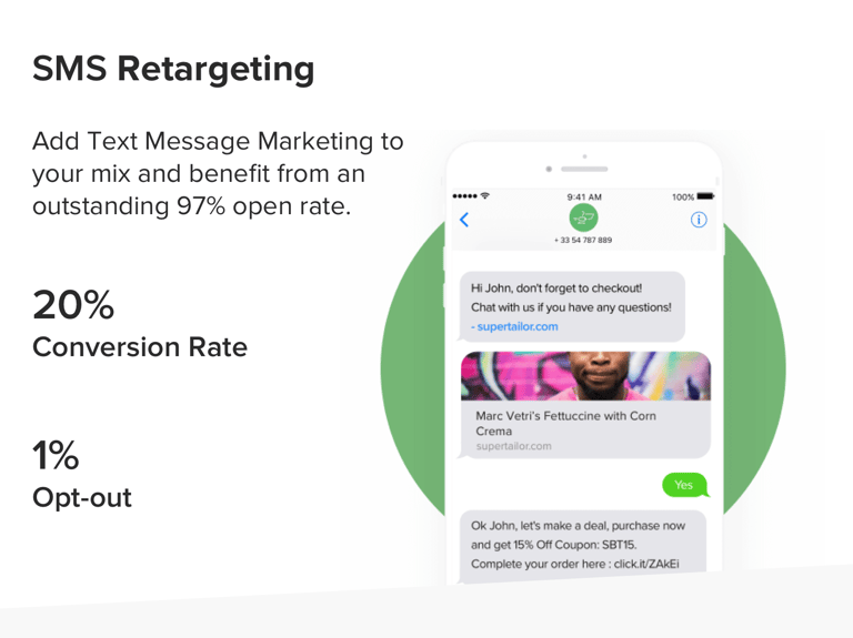 Ретаргетинг с помощью SMS.