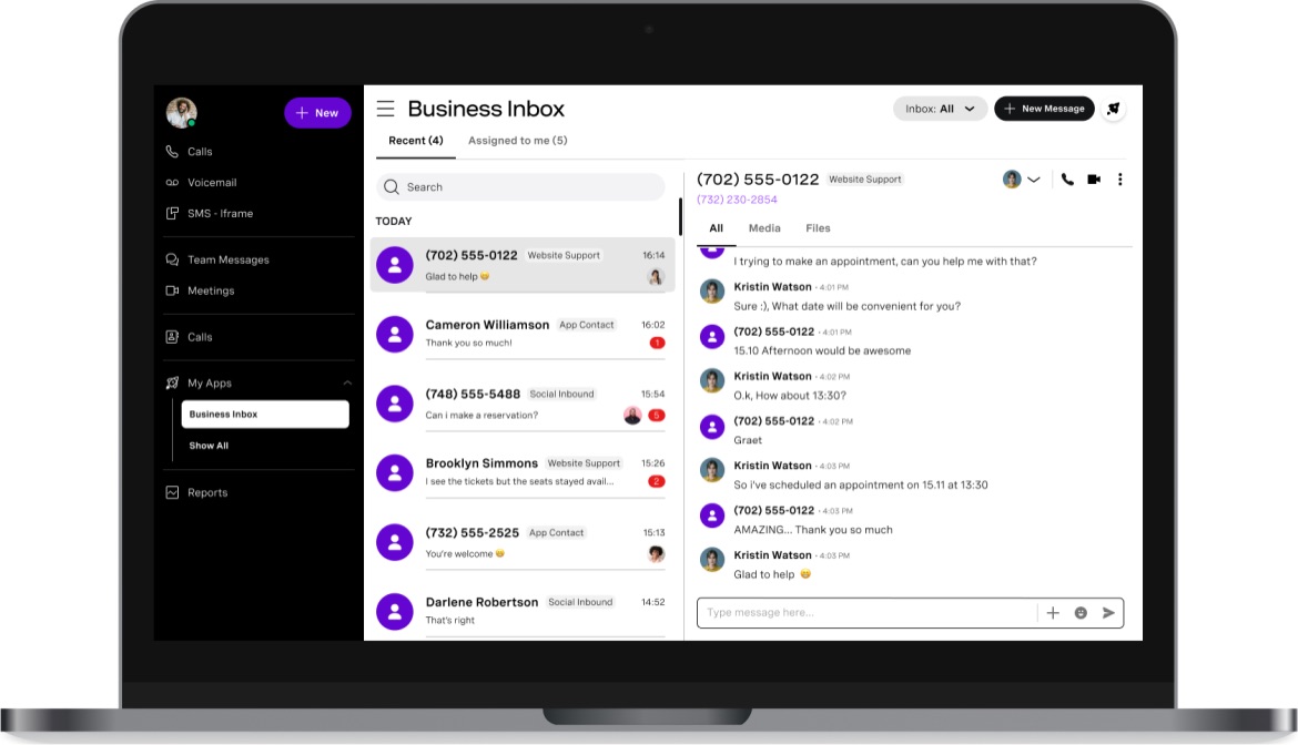 Business Inbox Image of VBC Desktop Business Inbox