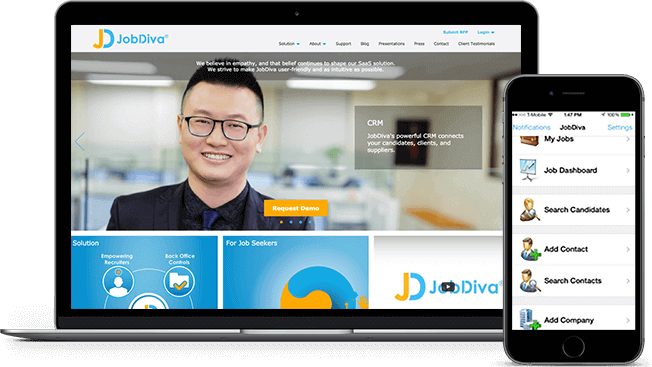 JobDiva Interface JobDiva Interface
